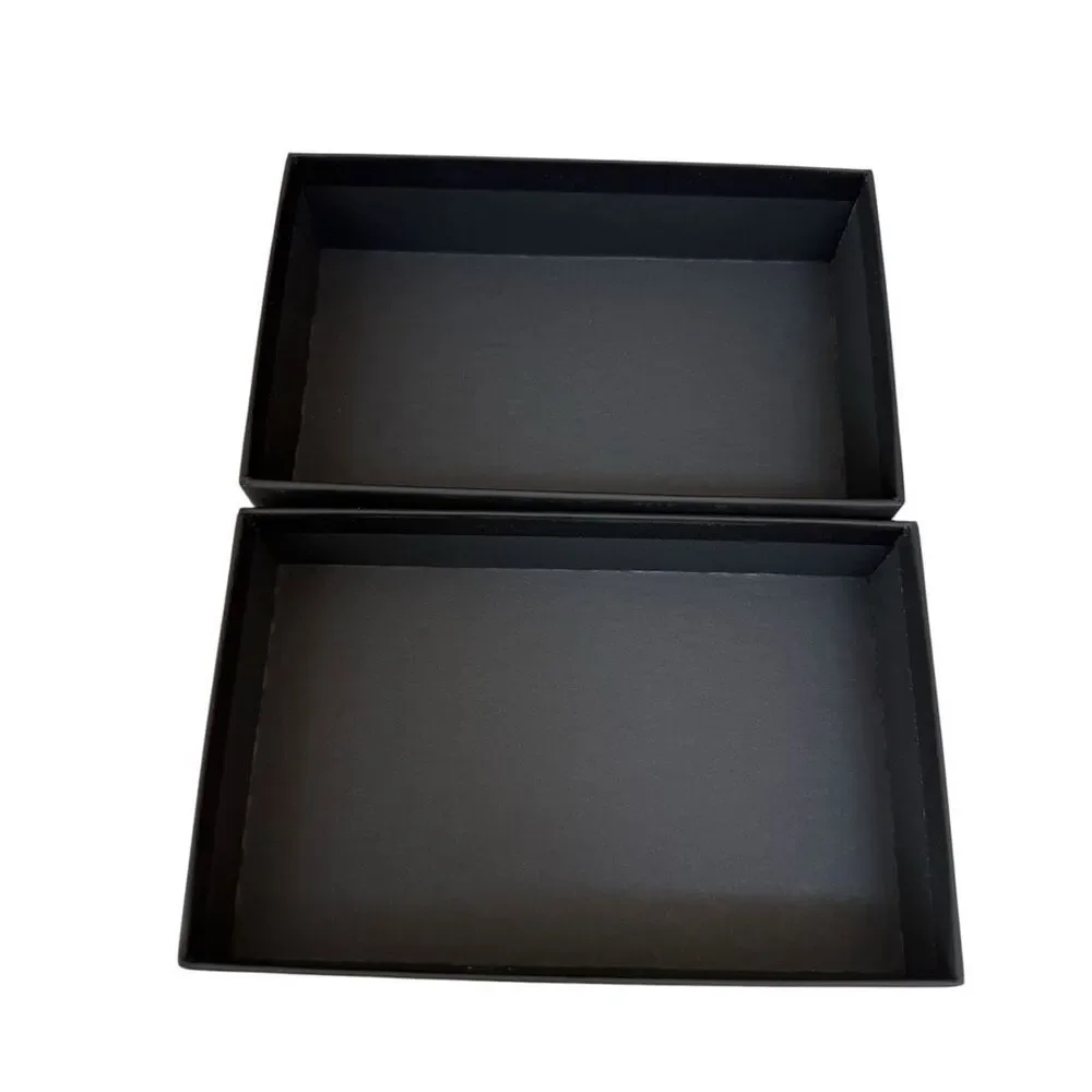 Authentic CHANEL Empty Gift Box Black Presentation Box 6.5x4x1.75 Luxury